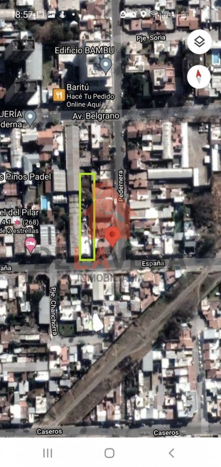 VENTA TERRENO ESPANA AL 2000, IDEAL CONST. DE EDIFICIO